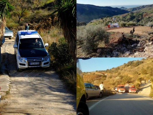 FOTOS: Así es la búsqueda del niño que cayó en un pozo de Totalán, España
