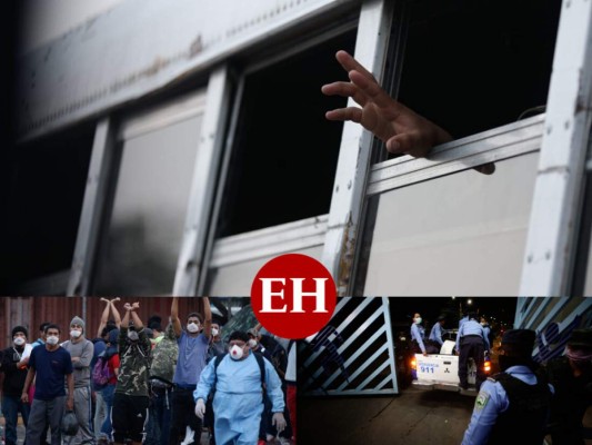 FOTOS: Para evitar Covid-19, hondureños deportados fueron aislados