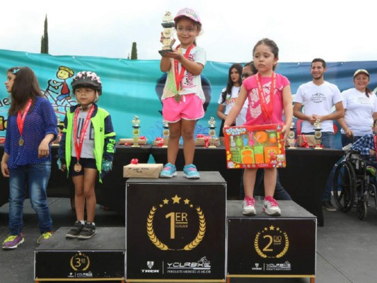 Diez pequeños fueron los más veloces y se subieron a la cúspide del podio