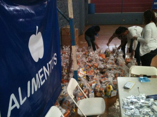 Jornada de solidaridad con migrantes hondureños