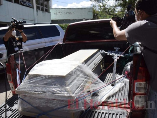 Entregan ataúd vacío a familiares en morgue del Hospital Escuela