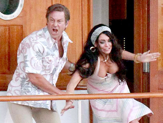 Lindsay Lohan en la piel de Liz Taylor