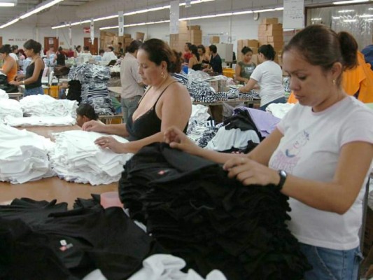 Inversión externa en maquilas hondureñas bajó a $33.3 millones en 2016