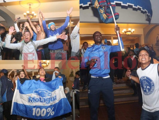 Aficionados motagüenses compartieron con los futbolistas previo a la final