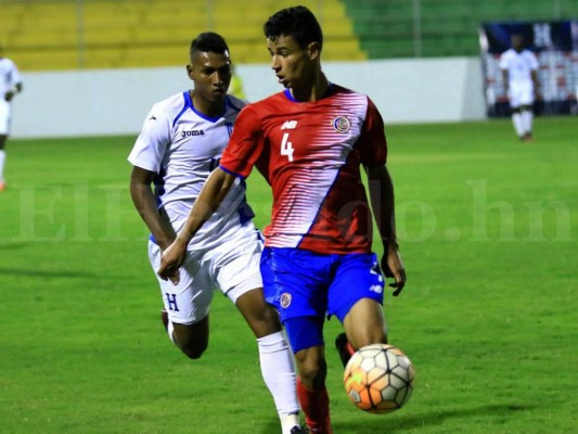 Selección de Honduras sub 20 venció a Costa Rica en partido amistoso jugado en Comayagua
