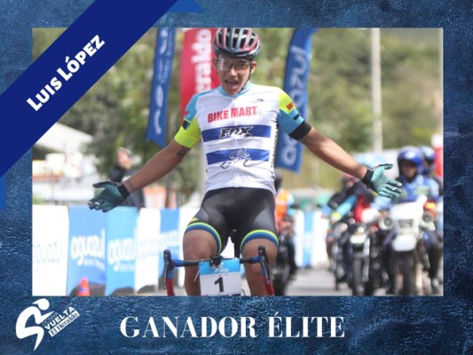 ¡Crack! Hondureño Luis López es el ganador de la VIII Vuelta Ciclística de EL HERALDO