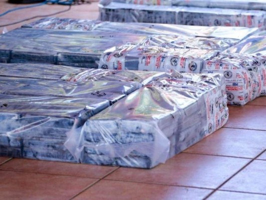 El Salvador incauta cocaína valorada en 35 millones de dólares