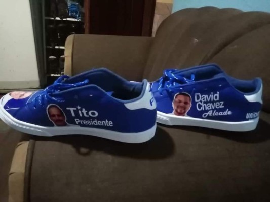 ¿Eran auténticos los 'tenis nacionalistas” con el rostro de José Villanueva, 'el Alero”?