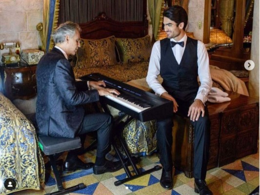 Así es Matteo Bocelli, el guapo y talentoso hijo de Andrea Bocelli