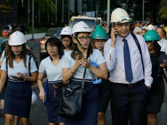 Fuerte terremoto de 6.1 remece la capital de Filipinas&nbsp;&nbsp;