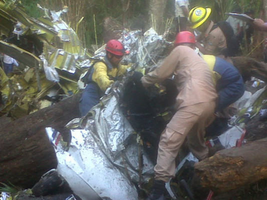 Se estrella avión de carga en región central de Honduras y mueren sus dos tripulantes