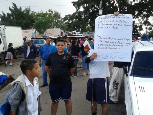 Honduras: Protesta por mal estado de calles