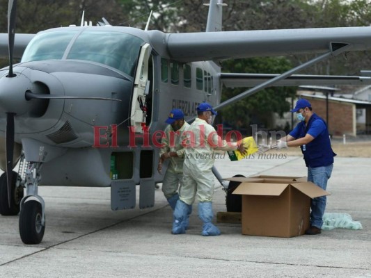 FOTOS: Honduras recibe 8 mil pruebas PCR para detectar coronavirus