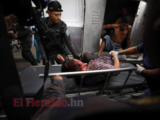 Las fuertes imágenes que dejó un enfrentamiento en la Penitenciaría Nacional de Támara