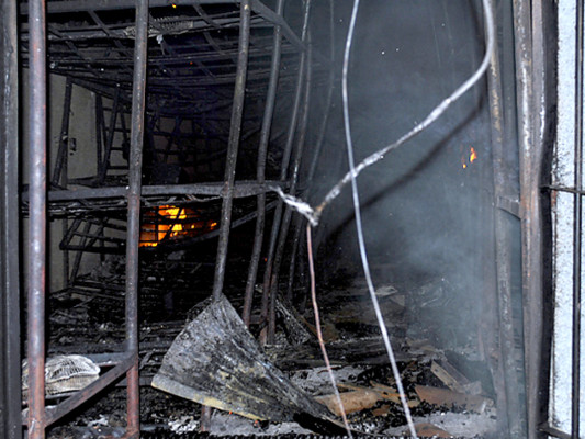 Incendio apocalíptico en penal de la región central de Honduras