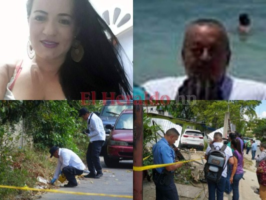 Las imágenes del asesinato de un colombiano y el secuestro de una mujer en San Pedro Sula