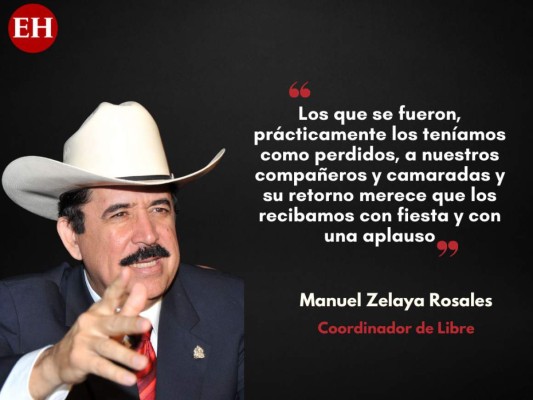 'Están tratando de dividir a Libre... déjenlos, que lo intenten': las frases de 'Mel' Zelaya tras acuerdo
