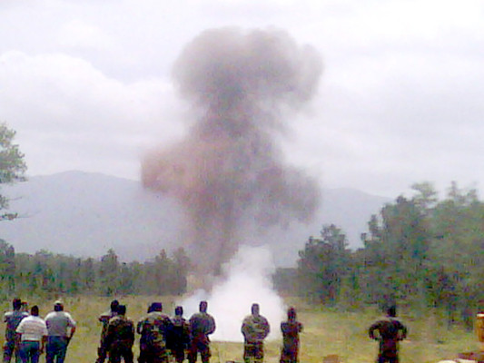 Unas 59 pistas clandestinas han sido destruidas solo en Gracias a Dios