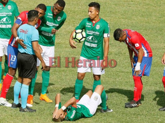 Marathón y Olimpia empatan 1-1 en el Yankel Rosenthal