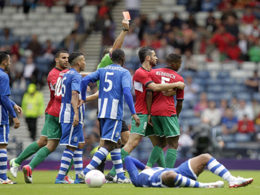 Honduras empata 2-2 ante Marruecos en su debut en Londres 2012