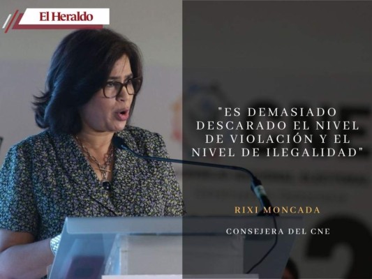 'Es demasiado el nivel de violación y de ilegalidad': Rixi Moncada por resolución contra Roberto Contreras