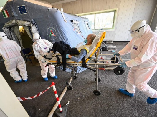 Impactantes imágenes de la lucha de Italia contra el coronavirus