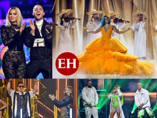 Natti Natasha, Karol G, Kimberly Loaiza, Chino y Nacho y los Aguilar se robaron la noche con su derroche de talento. Estas son las mejores imágenes dejó la entrega de Premios Juventud. Fotos: AFP.