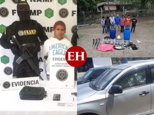 Capturas de impacto y un narcolaboratorio desmantelado entre sucesos de la semana en Honduras (Fotos)