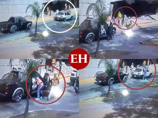 Violentos asaltos que fueron captados en video en Honduras (FOTOS)