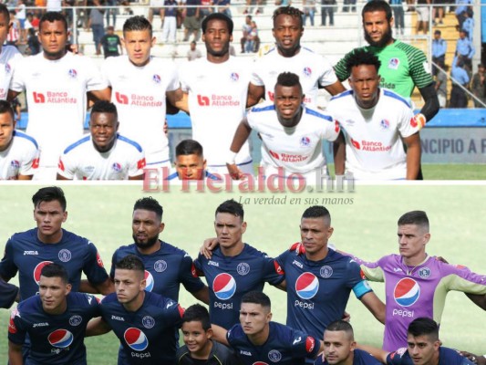 Posibles alineaciones en el clásico entre Olimpia y Motagua