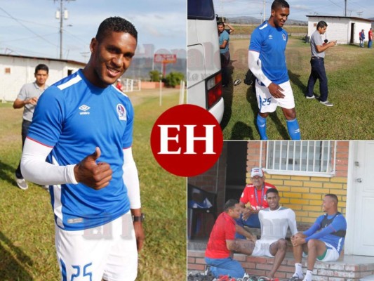 FOTOS: Así fue el regreso de Brayan Beckeles a los entrenamientos de Olimpia