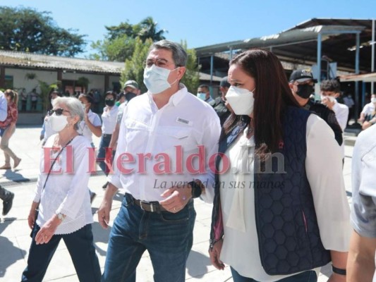 Hasta Gracias, Lempira, se trasladó Juan Orlando Hernández para votar (FOTOS)