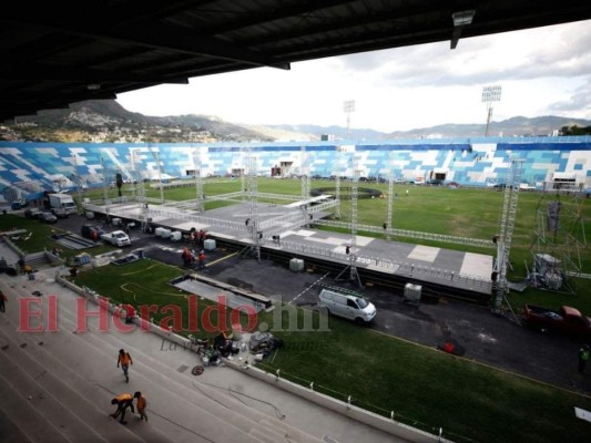 Dan últimos retoques al Estadio Nacional para toma de posesión (FOTOS)