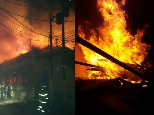 Las imágenes más impactantes del voraz incendio en el Museo del Hombre Hondureño