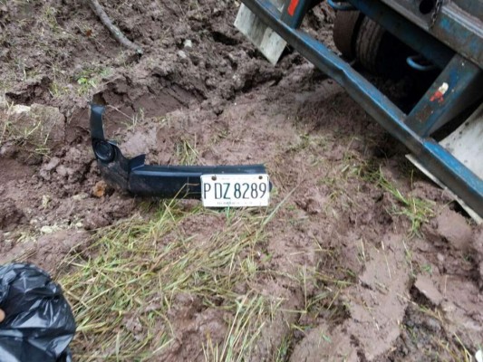 Impactantes imágenes de fatal choque en carretera al occidente de Honduras