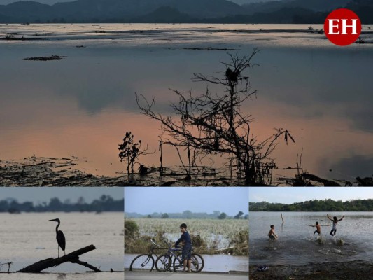 Lluvias por ciclón Eta resucitan lagunas desaparecidas en el norte de Honduras (FOTOS)