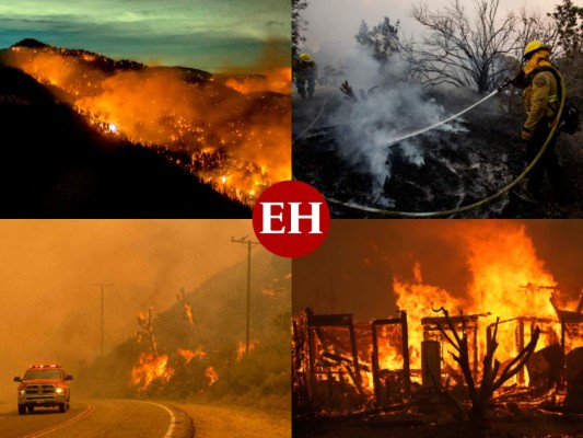 Las imágenes más impactantes del incendio Bobcat que arrasa California