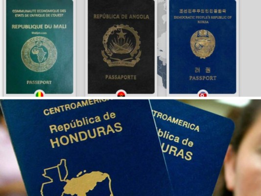 Honduras sube a la posición 34 en el ranking de los pasaportes más poderosos del mundo