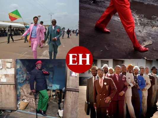 'Los Dandis' de El Congo: Viven en la pobreza con trajes lujosos de alta costura