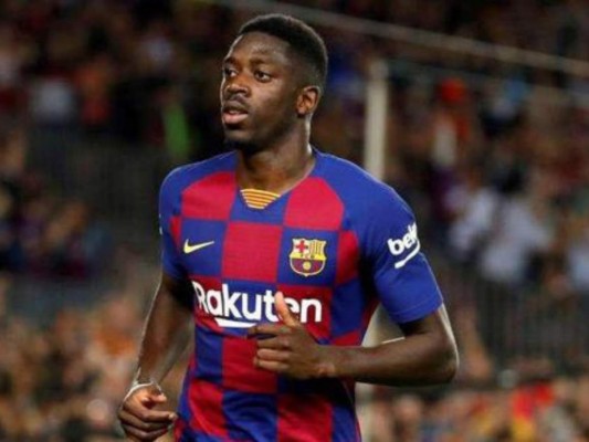 Dembélé llega tarde al entrenamiento del Barcelona