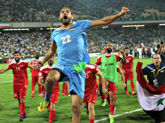 Dividida por la guerra, Siria celebra que sigue aspirando a jugar el Mundial 2018