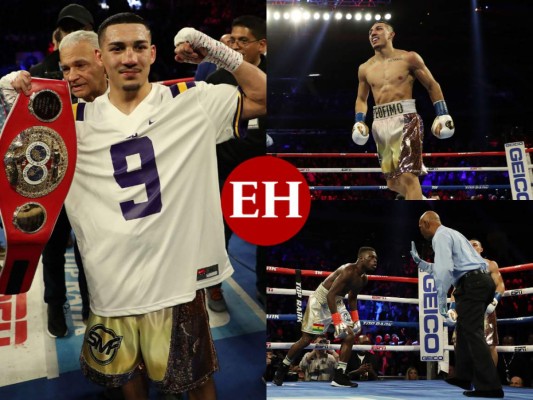'Honduras, esto es para ti': Así se coronó Teófimo López campeón mundial de peso ligero