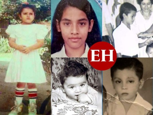 ¡Algunos no han cambiado! Así lucían estos famosos hondureños cuando eran niños