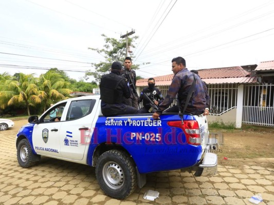 FOTOS: Así amaneció el centro penal de Tela tras brutal masacre