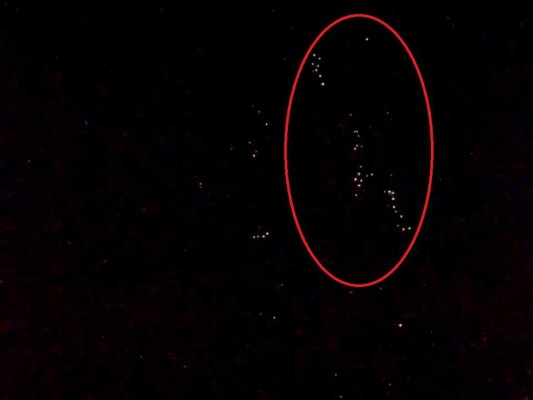 El extraño fenómeno captado en el espacio ¿eran ovnis?