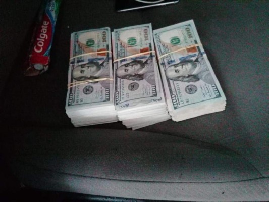Así fue la captura de seis agentes de la DPI con droga y dinero en Tocoa (FOTOS)