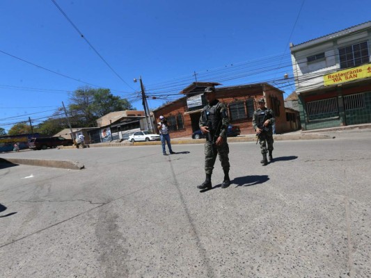 Vigilancia permanente en terminal de colonia El Sitio de Tegucigalpa