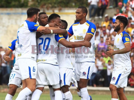Olimpia ganó 1-3 a Real de Minas en el estadio Marcelo Tinoco y es segundo en la tabla