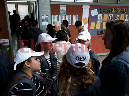 Observadores nacionales e internacionales dan veeduría de las elecciones generales en Honduras