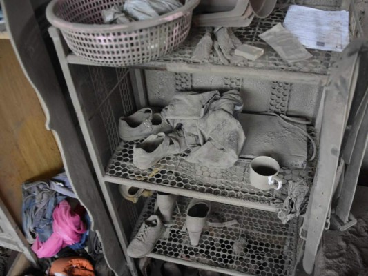 Así quedaron las viviendas de las familias guatemaltecas luego de la erupción del volcán de Fuego